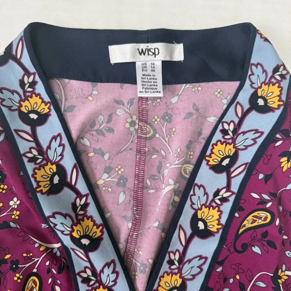 WISP,  WOMENS,  STRETCHY,  SLEEVELESS,  V-NECK,  A-LINE DRESS,  SIZE 10 - Picture 6 of 9